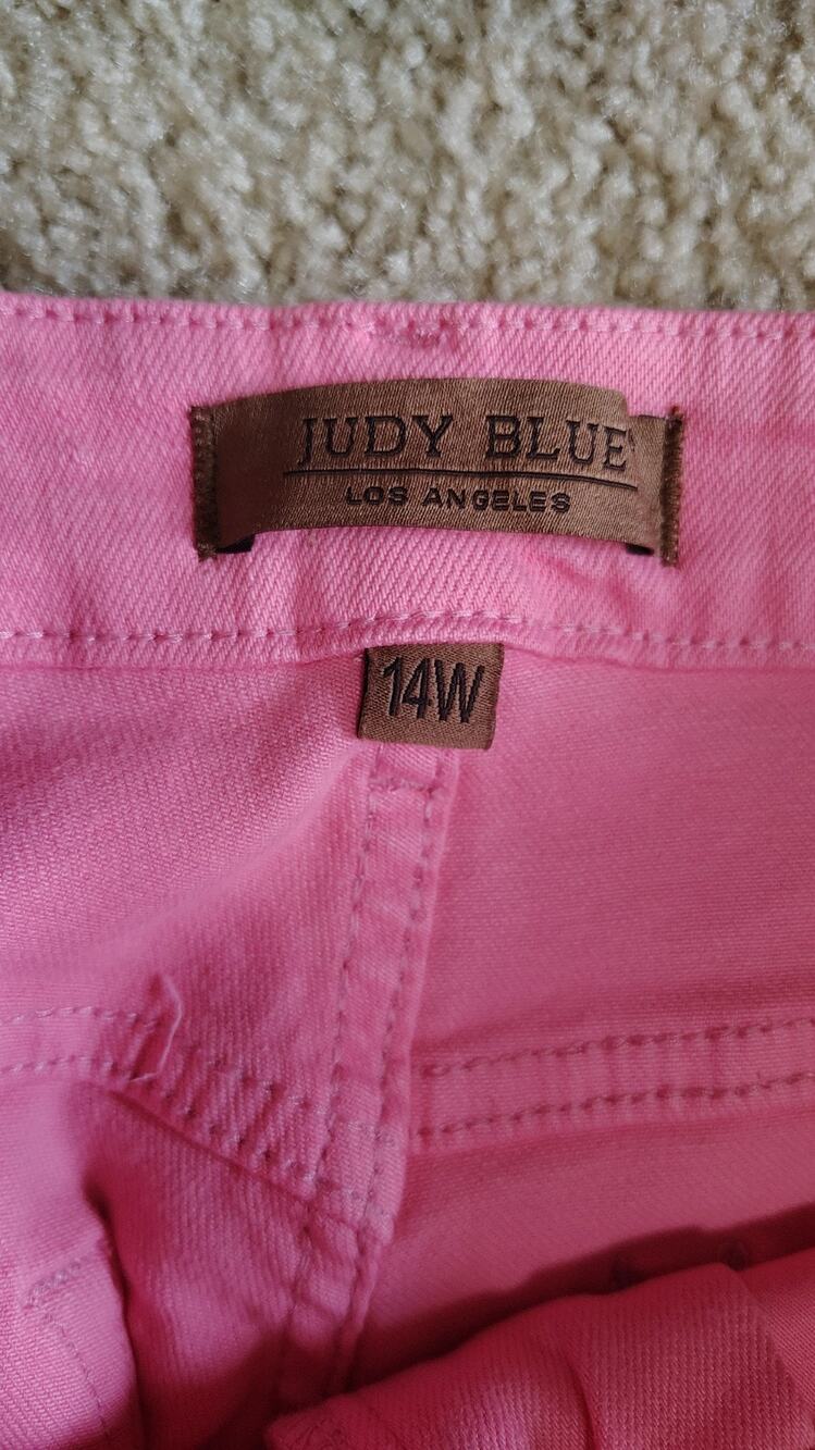 Judy Blues Woman's Jeans Trendy Size 14W 21 L